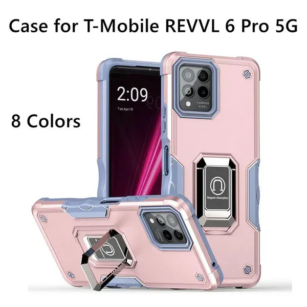 Mobile Phone Protective Case for T-Mobile REVVL 6 Pro 5G Stand Case for T-Mobile REVVL 6 5G Case