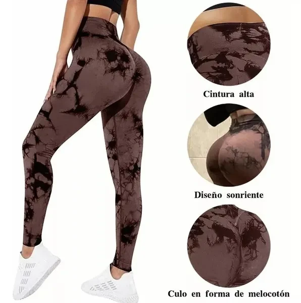 Fashion Women's Gym Tights Legging High Waist Elastic Seamless Tummy Control Yoga Running Pants Push-Up Hip Pant
