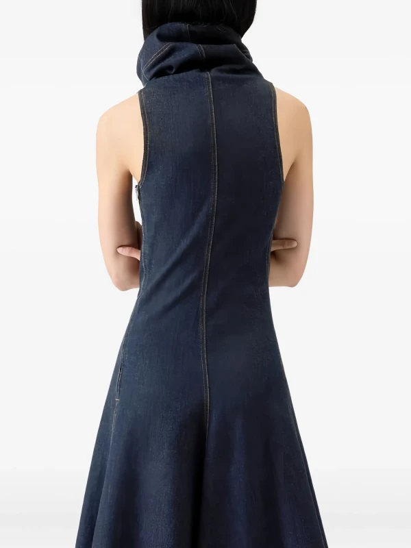 Jacquemus The Triangle de-Nîmes denim dress