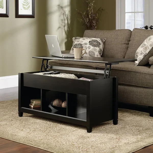 Lift Top Coffee Table Modern Living Room Furniture with Hidden Compartment and Lift Tabletop