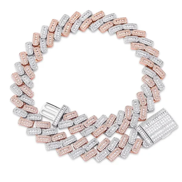 Hip Hop Rock Necklace Men Plated Hip Hop Iced Out Cubic Zircon Necklaces Jewelry Gifts Fashion Accessories