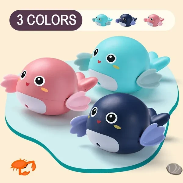 Cute Swimming Dolphin Baby Playing In Water Toys Small Swimming Turtles Summer Boy Girl Beach Bath Toys Children's Toys