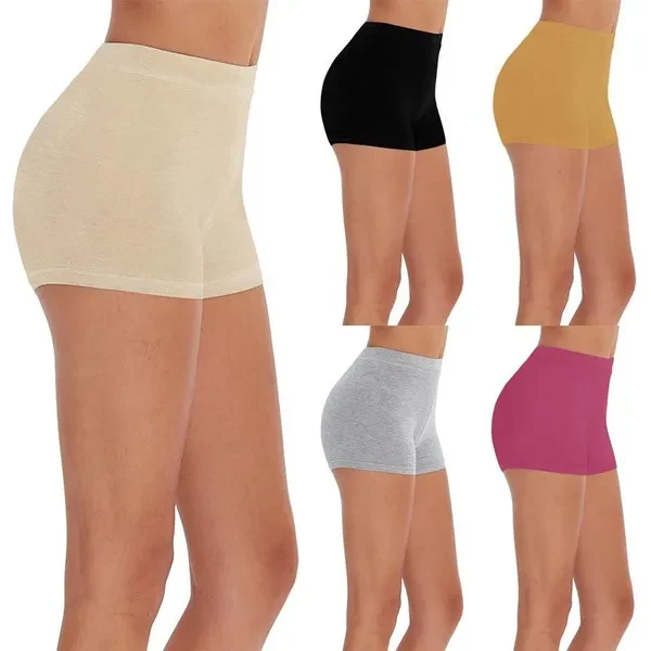 Women's Soft Solid Shorts Summer Casual Beach Shorts Sexy Skinny Shorts Female Sport Yoga Shorts
